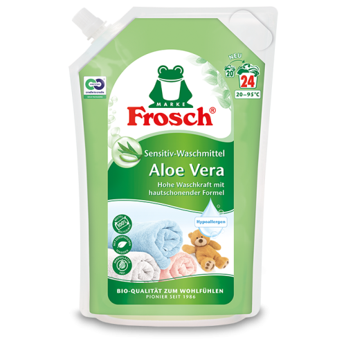 Гель для прання Frosch Aloe Vera Sensitiv-Waschmittel 1,4л., 24 прання
